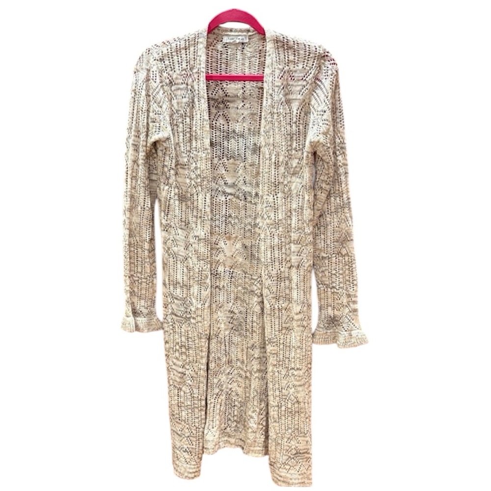 NWOT Hooked Up by IOT Cream Cardigan Sweater